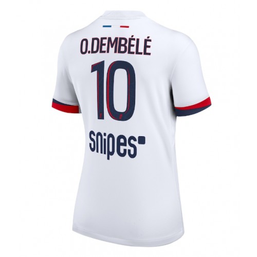 Paris Saint-Germain Ousmane Dembele #10 Replica Away Shirt Ladies 2025-26 Short Sleeve Paris Saint-Germain Ousmane Dembele #10 Replica Away Shirt Ladies 2025-26 Short Sleeve